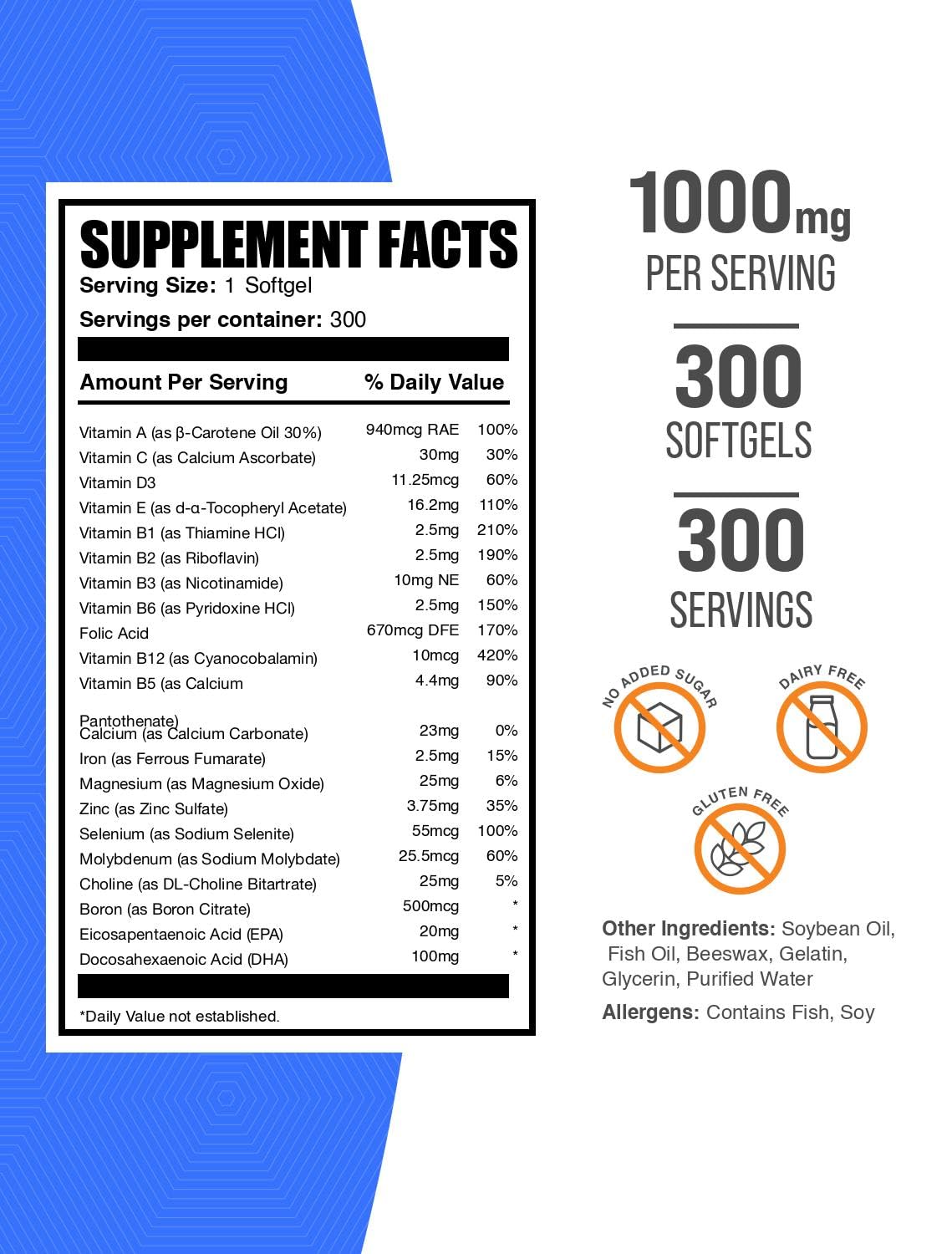 BulkSupplements.com Daily Multivitamin Supplement

