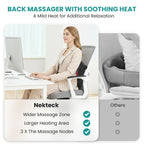 Nekteck Foot Massager with Heat – Shiatsu Kneading

