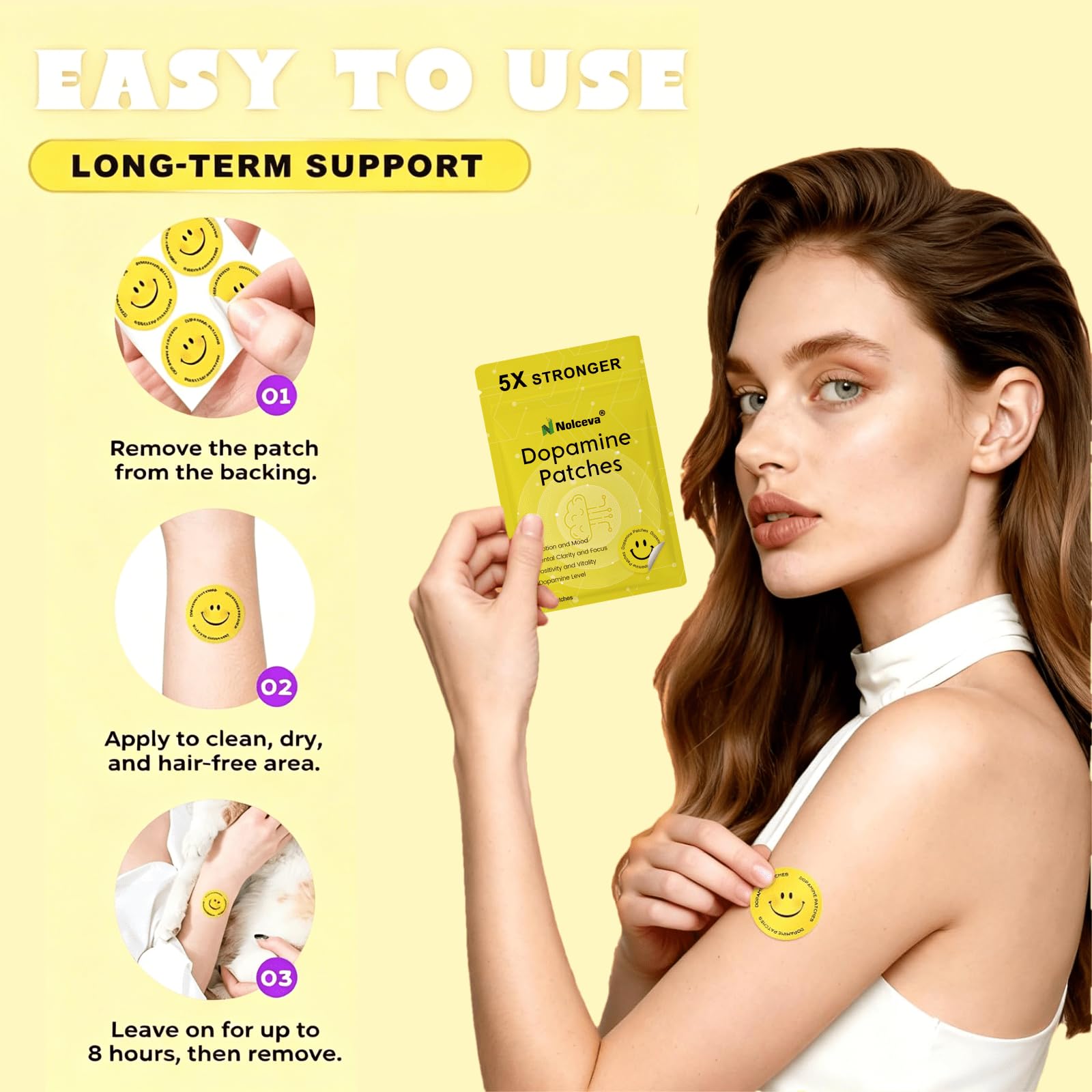 Dopamine Patches – Vegan Mood Support for Daily Wellness


