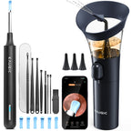 KAUGIC Ear Wax Removal Kit with Camera One-Hand Manual Ear Cleaner