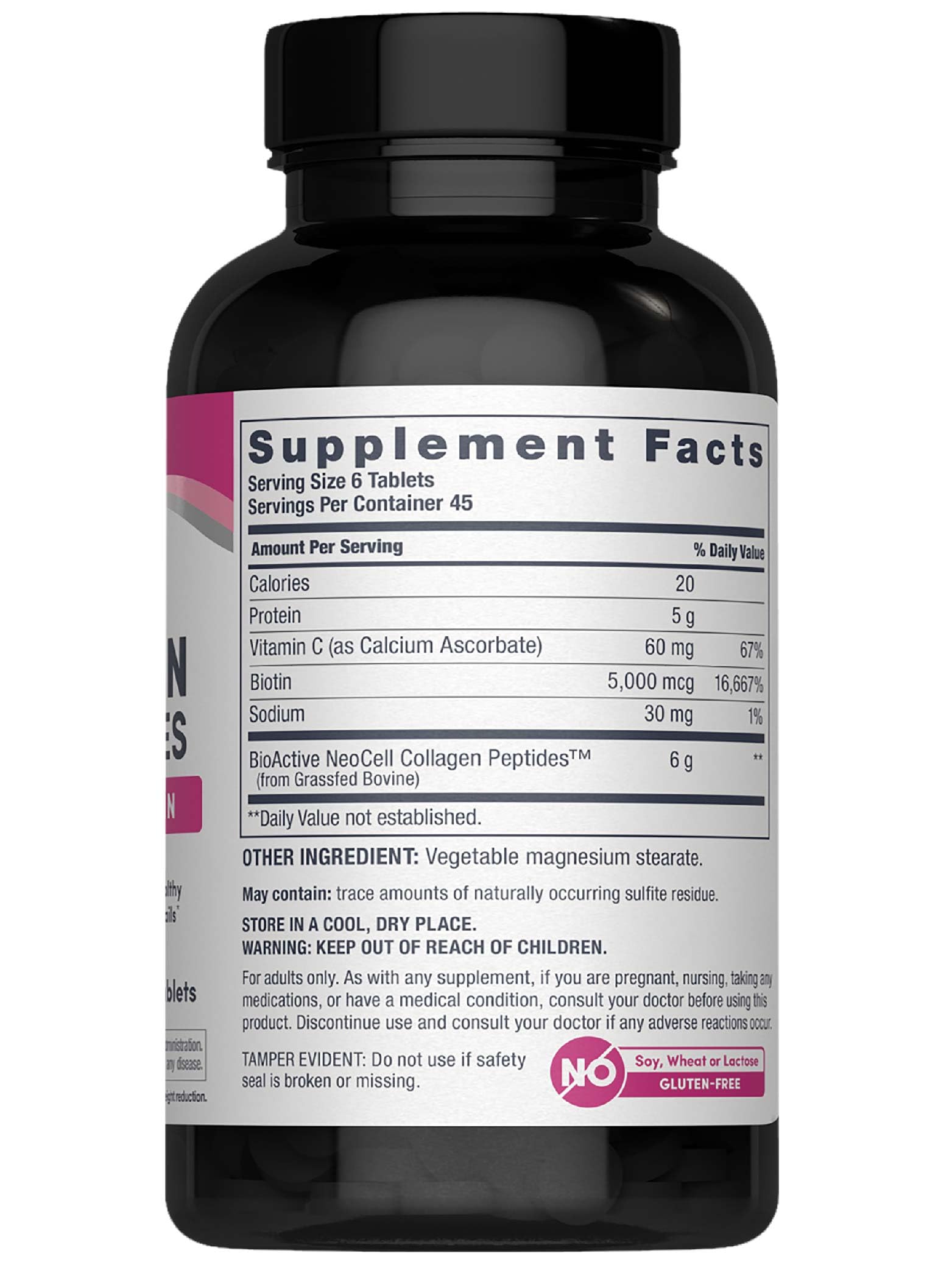 NeoCell Collagen Peptides Pills with Vitamin C & Biotin

