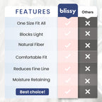 Blissy Silk Sleep Mask - Premium Mulberry Silk 22 Momme

