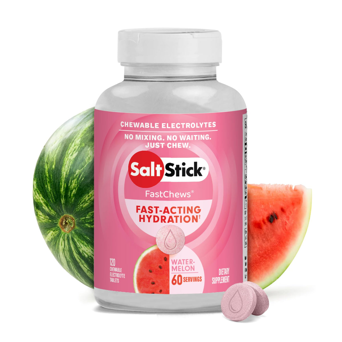 SaltStick Electrolyte FastChews Chewable Hydration Tablets