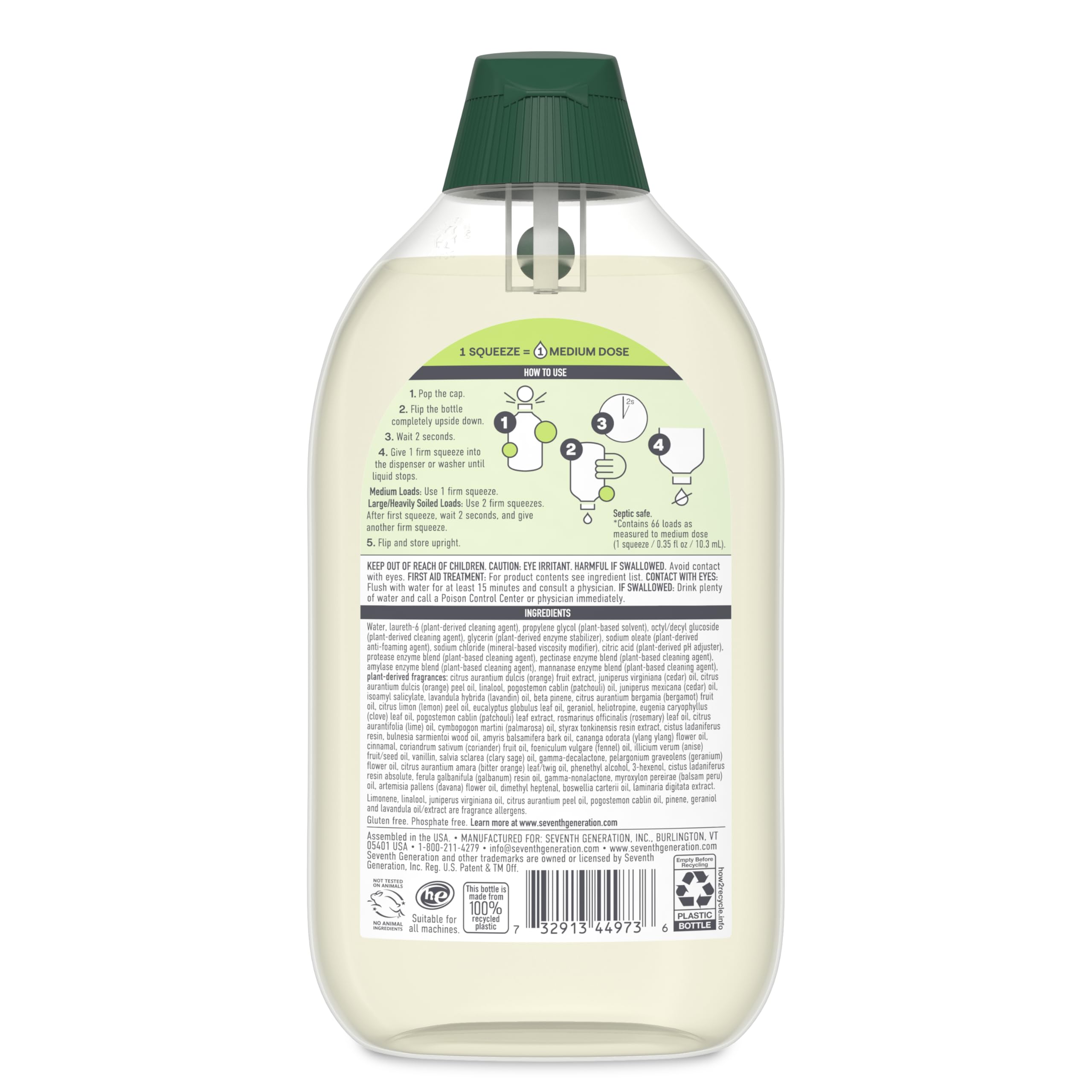 Seventh Generation Laundry Detergent | Easy Dose

