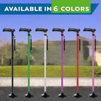 HONEYBULL Folding Walking Cane - Adjustable All Terrain

