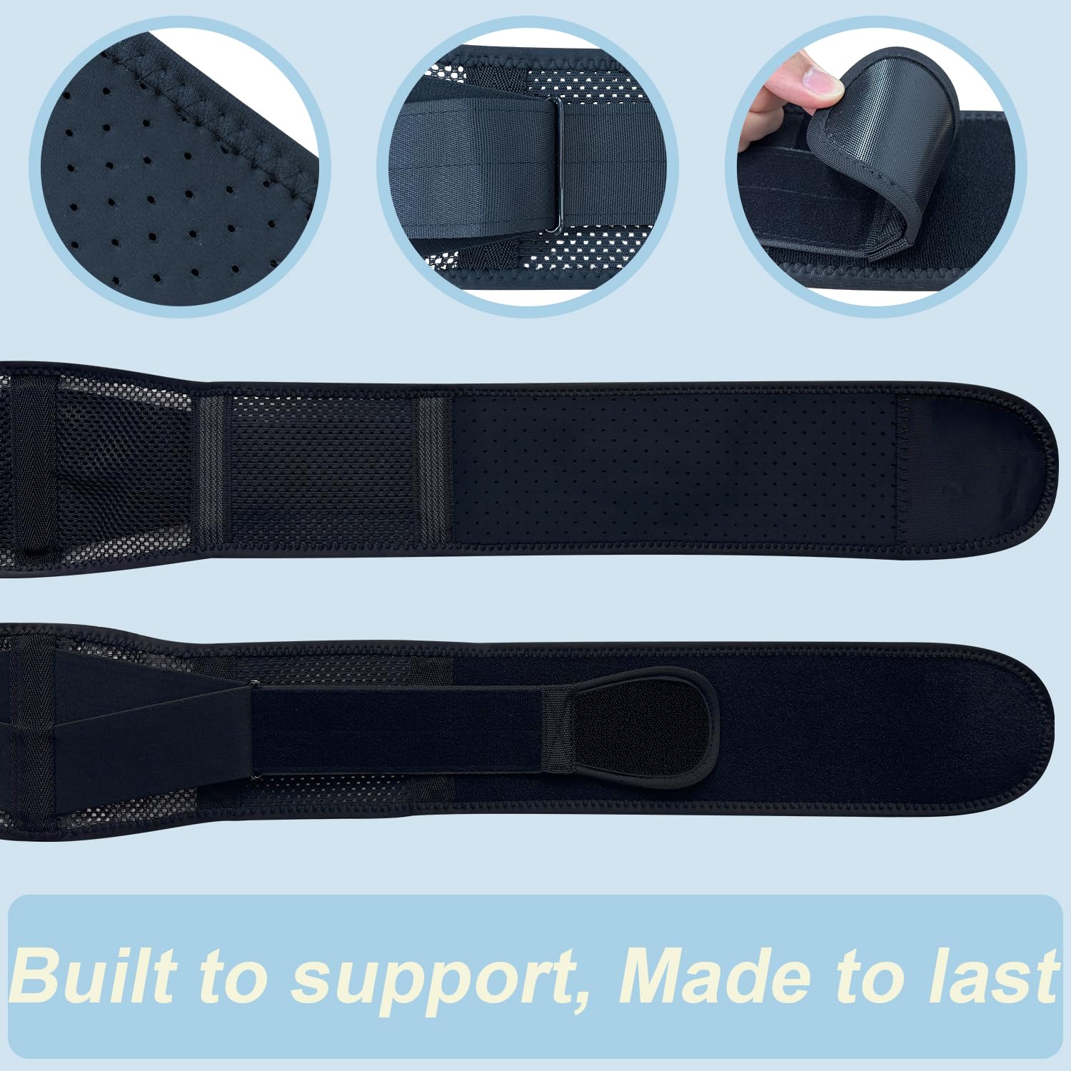 cybryeh Back Brace for Lower Back Pain Relief | Adjustable

