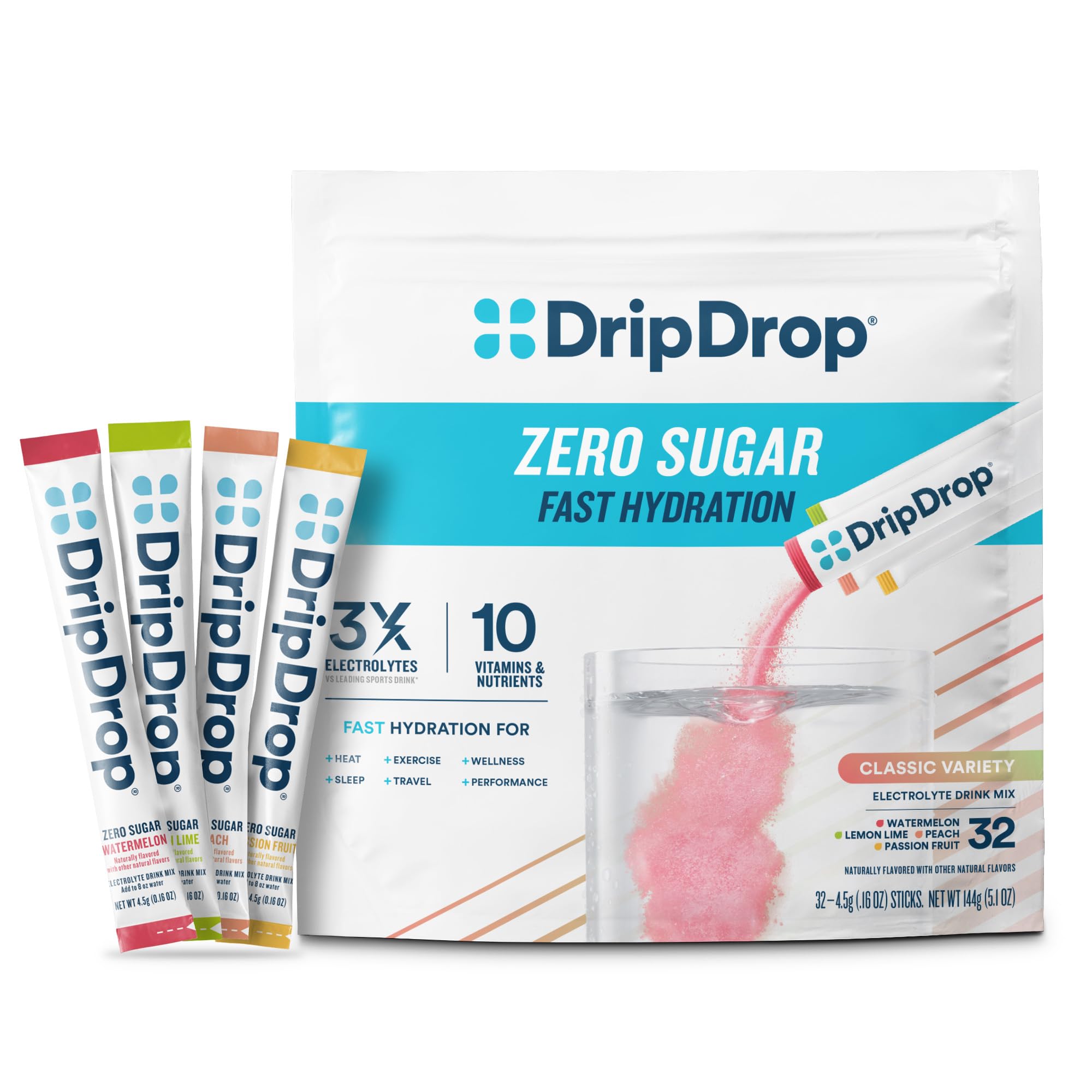 DripDrop Sugar Free Hydration - Electrolyte Drink Mix