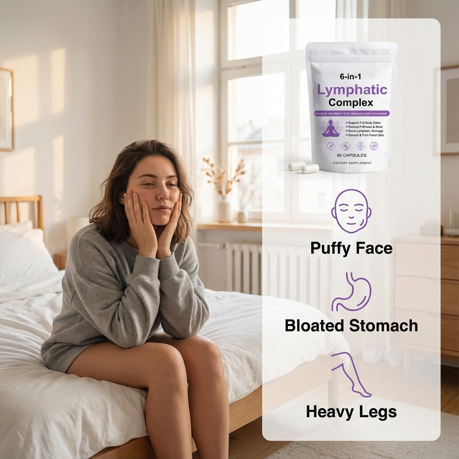 Lymphatic Complex Capsules for Daily Lymphatic Support


