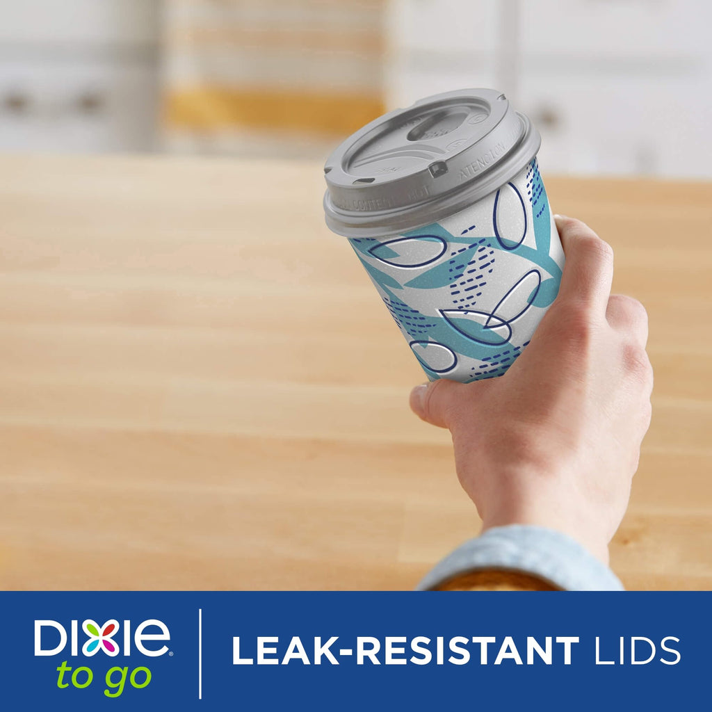 Paper Coffee Cups Dixie To Go - Insulated Non-Slip Grip

