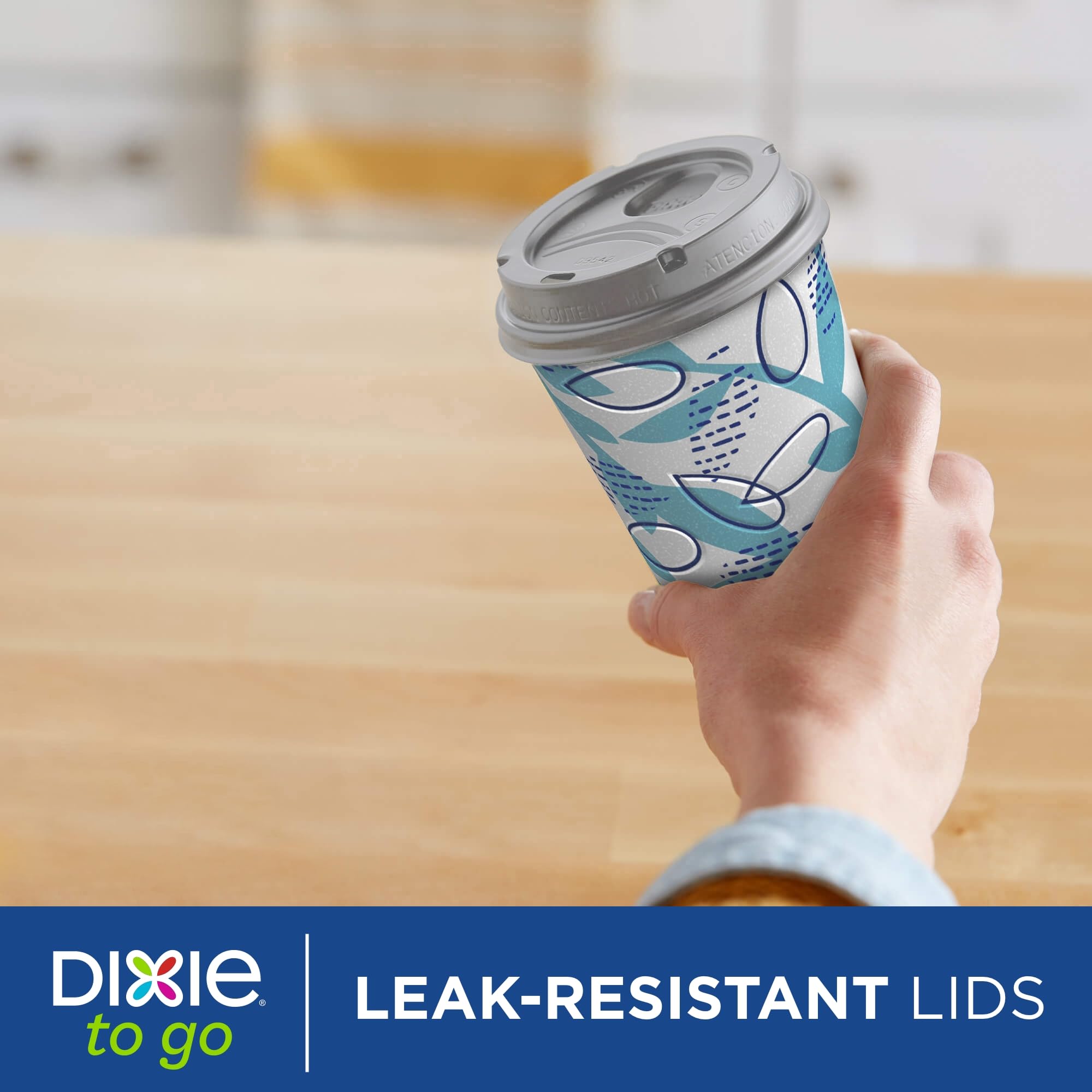 Paper Coffee Cups Dixie To Go - Insulated Non-Slip Grip

