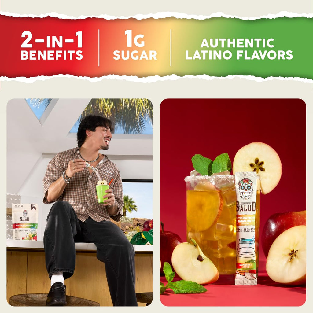 Salud 2-in-1 Hydration Sachets + Immunity Electrolytes Powder

