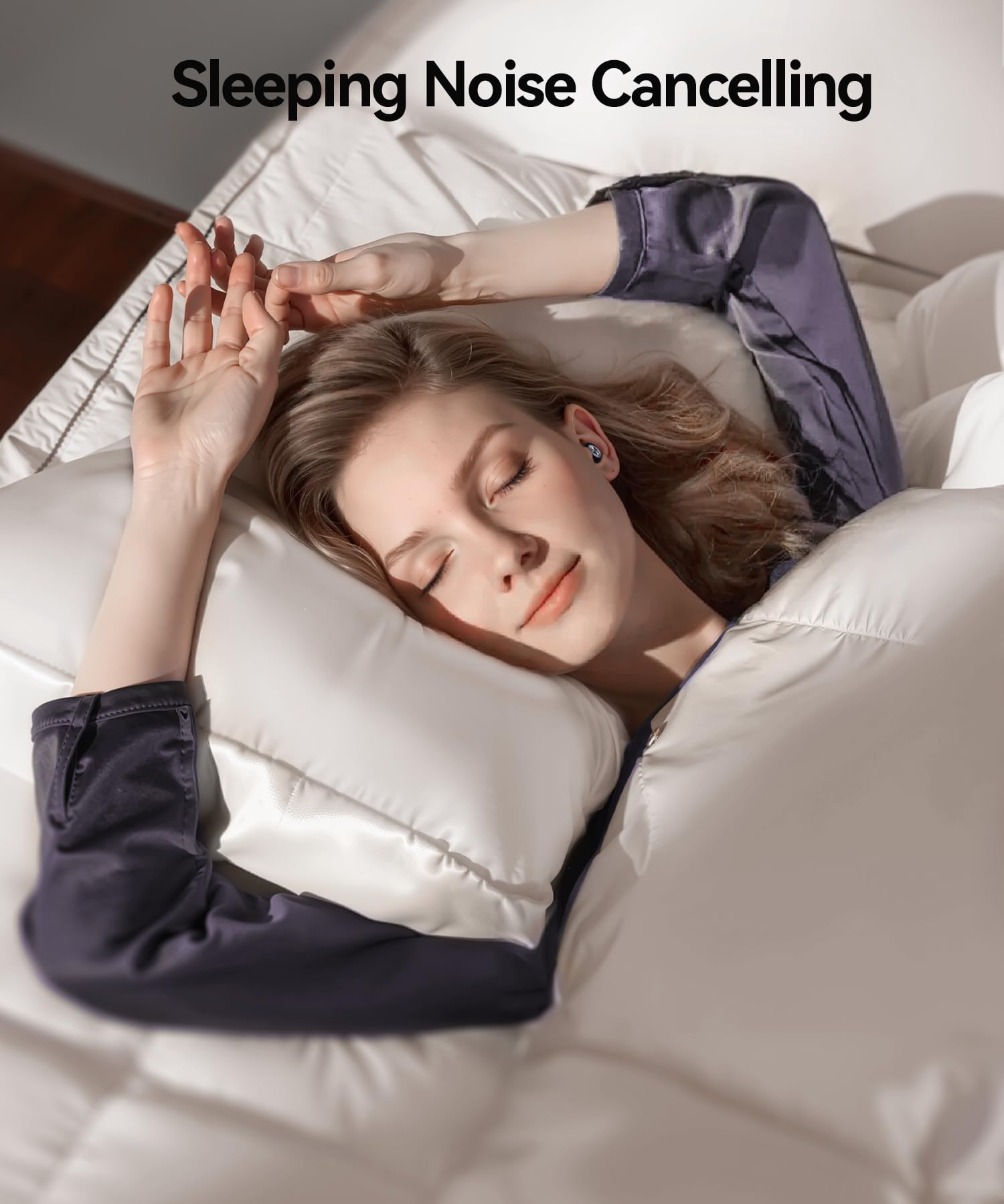 Ear Plugs for Sleeping 50dB Silicone Reusable

