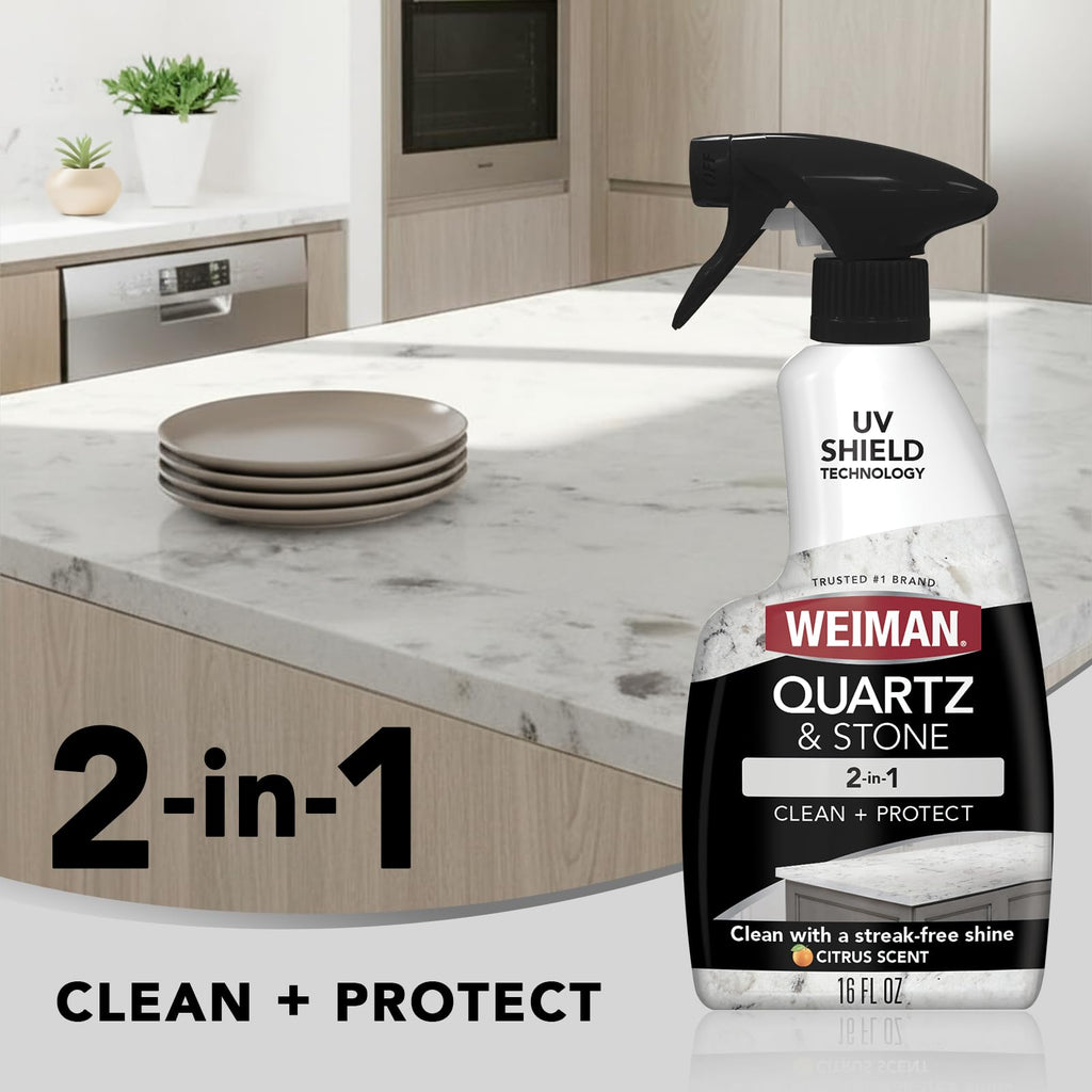 Weiman Countertop Cleaner and Polish for Stone Surfaces

