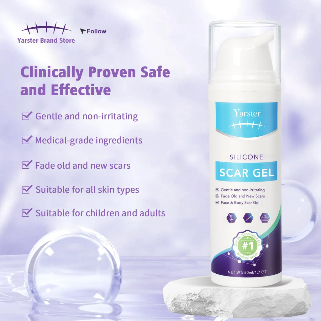 Medical Grade Silicone Scar Gel for Surgical & Acne Scars

