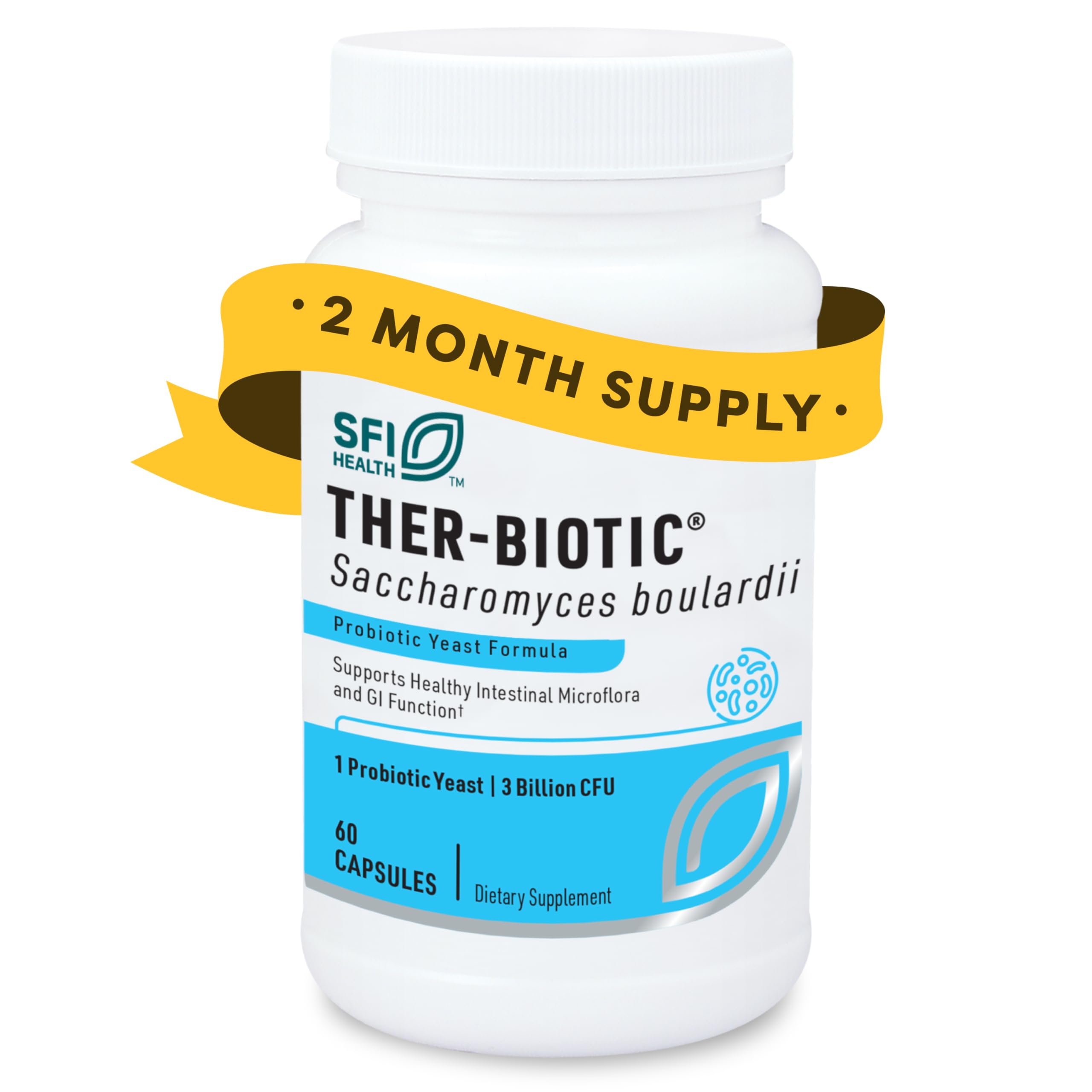 Klaire Labs Saccharomyces boulardii Probiotic - 5B CFU

