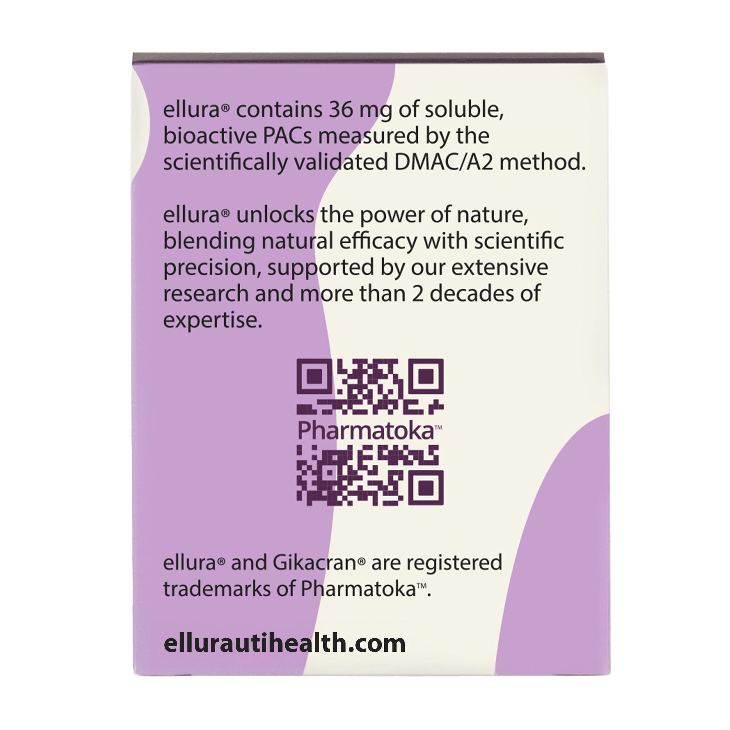ellura 36 mg PAC Cranberry Urinary Tract Capsule

