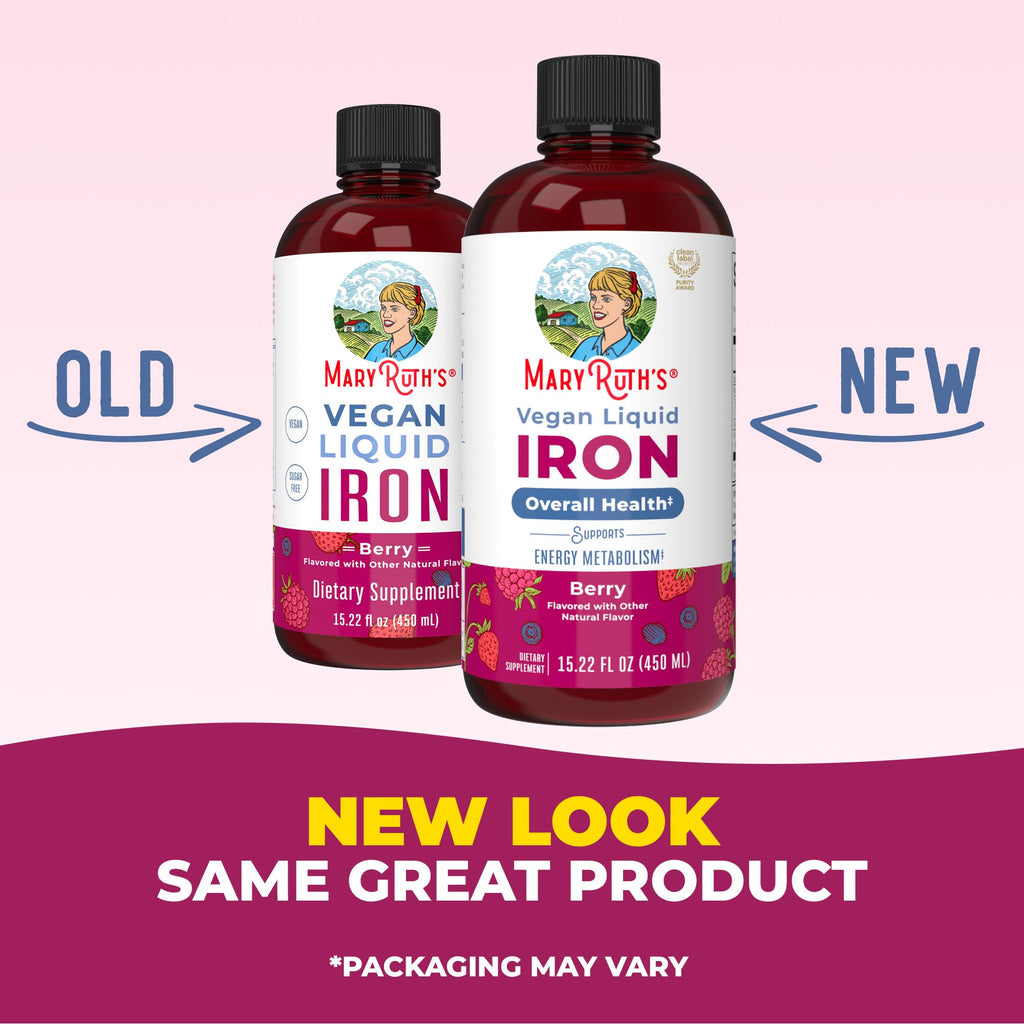 MaryRuth’s Liquid Iron Supplement Ferrous Bisglycinate

