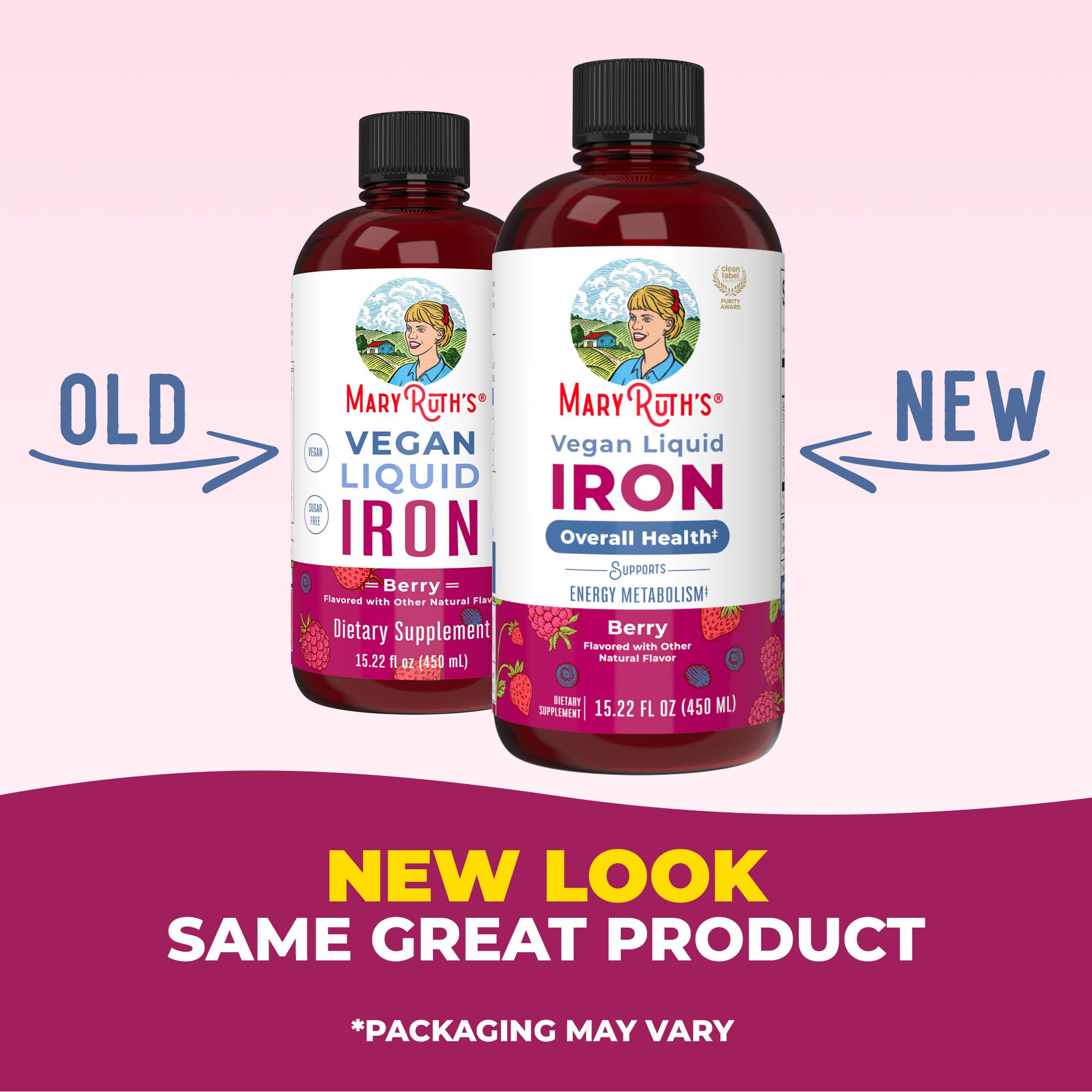 MaryRuth’s Liquid Iron Supplement Ferrous Bisglycinate

