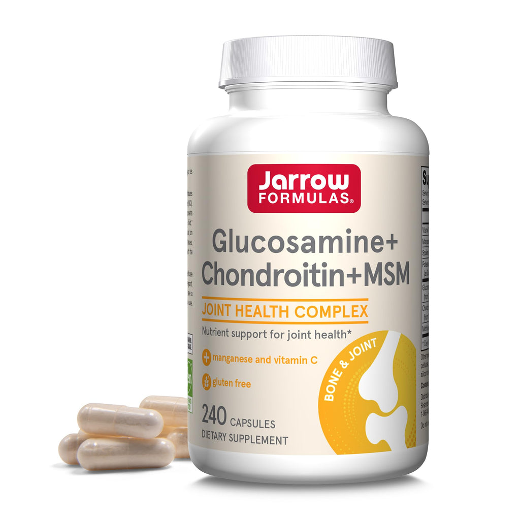 Jarrow Formulas Glucosamine Chondroitin MSM Capsules for Joints

