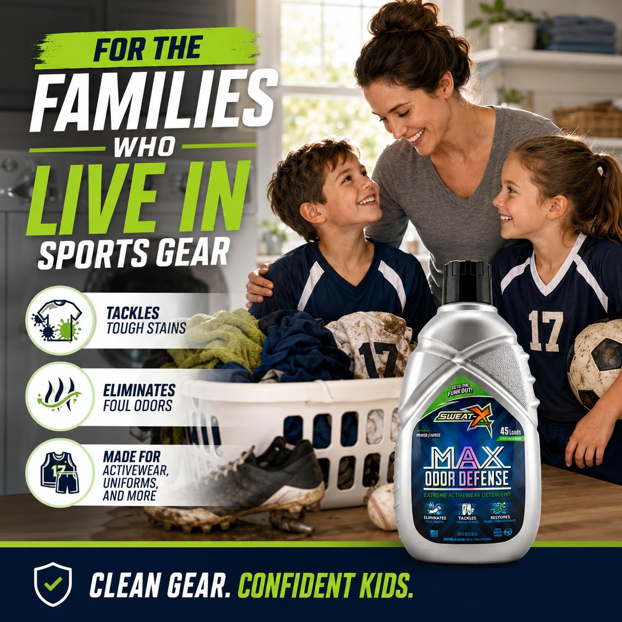 SWEAT X Laundry Detergent for Activewear | Sensitive Skin

