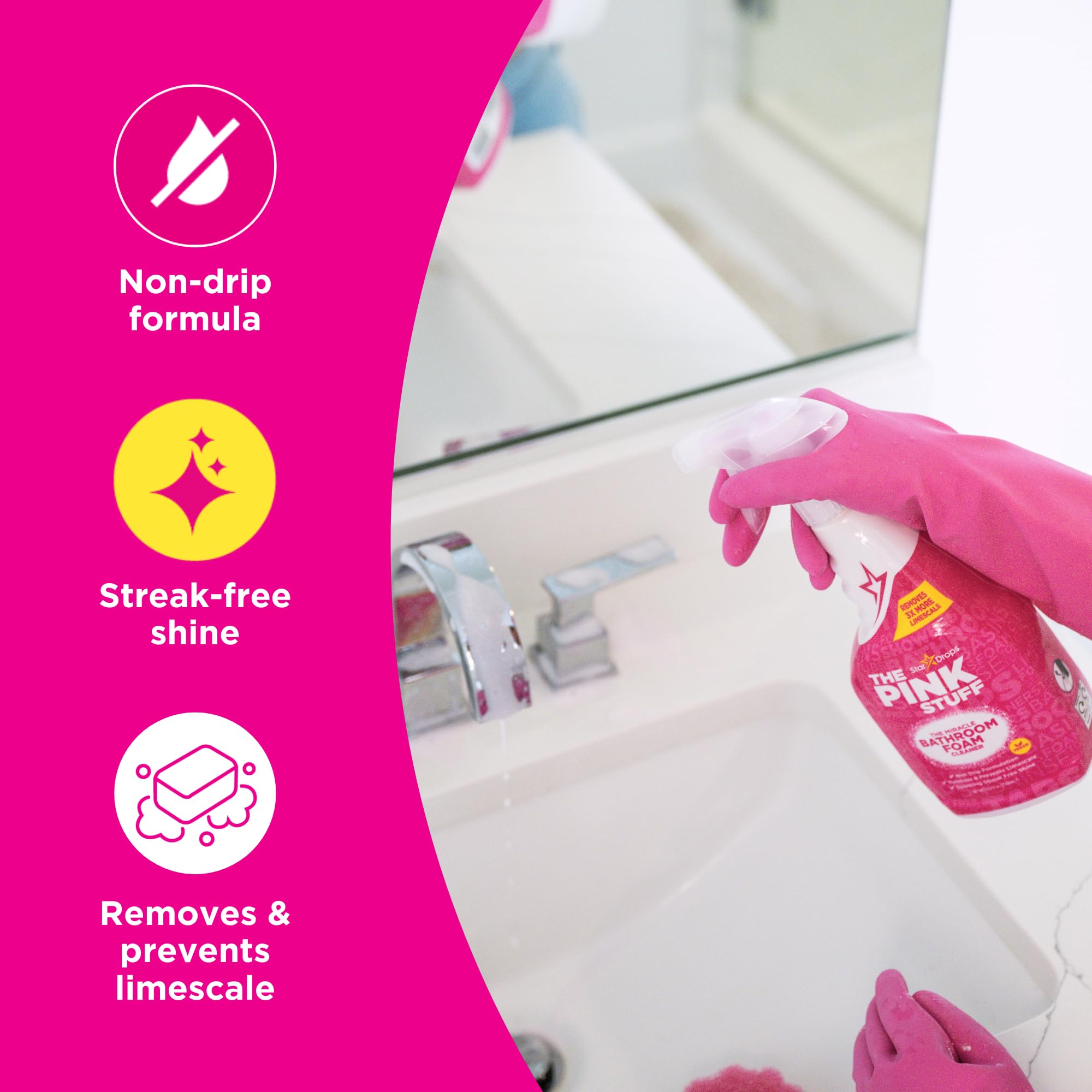 Bathroom Cleaning Kit by Stardrops - The Pink Stuff

