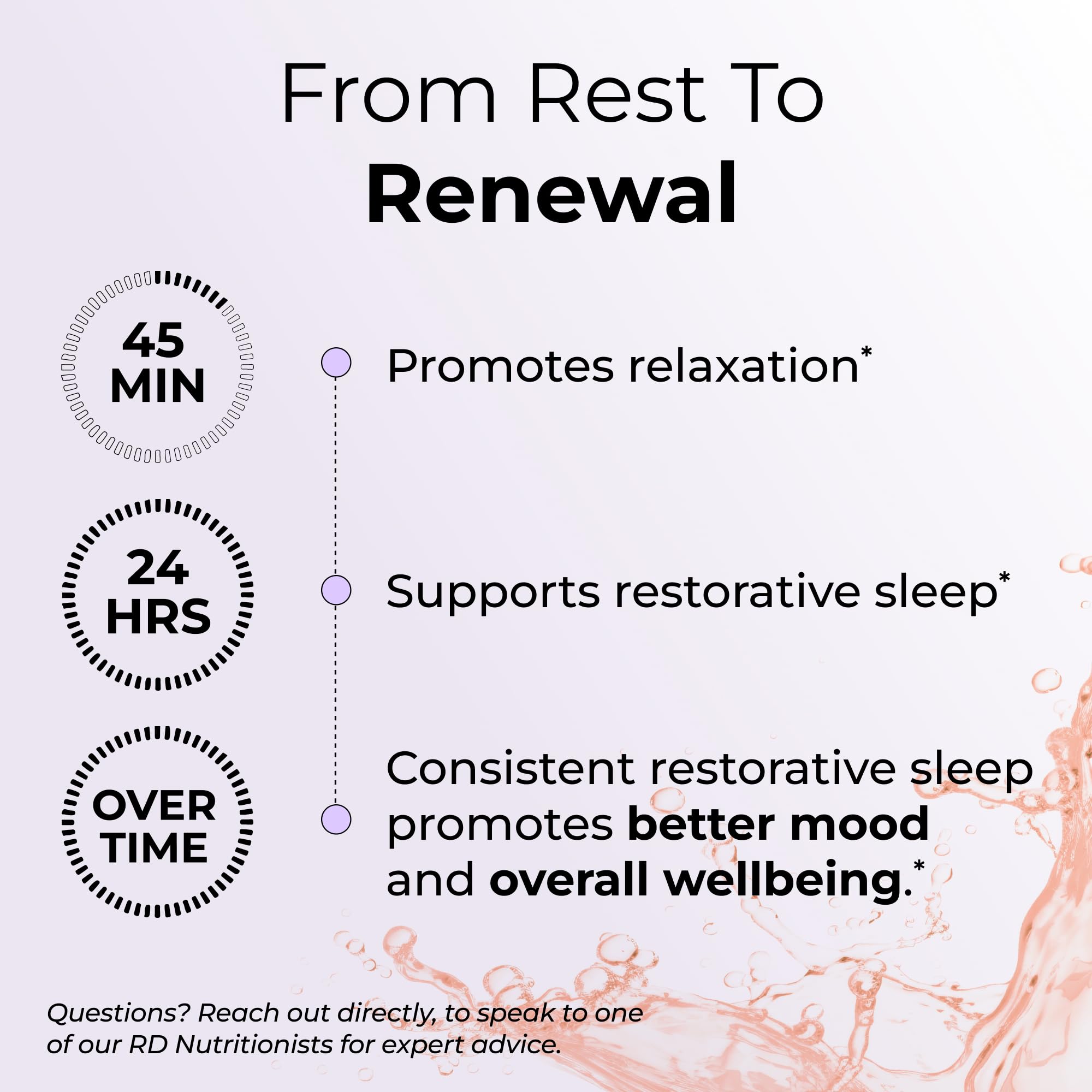 Hum Dream Team Nighttime Drink Mix for Sleep Support

