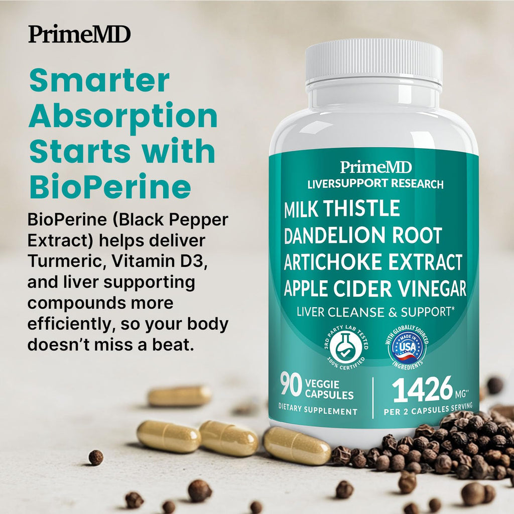 Liver Support Supplement with Milk Thistle – 32-in-1 Formula

