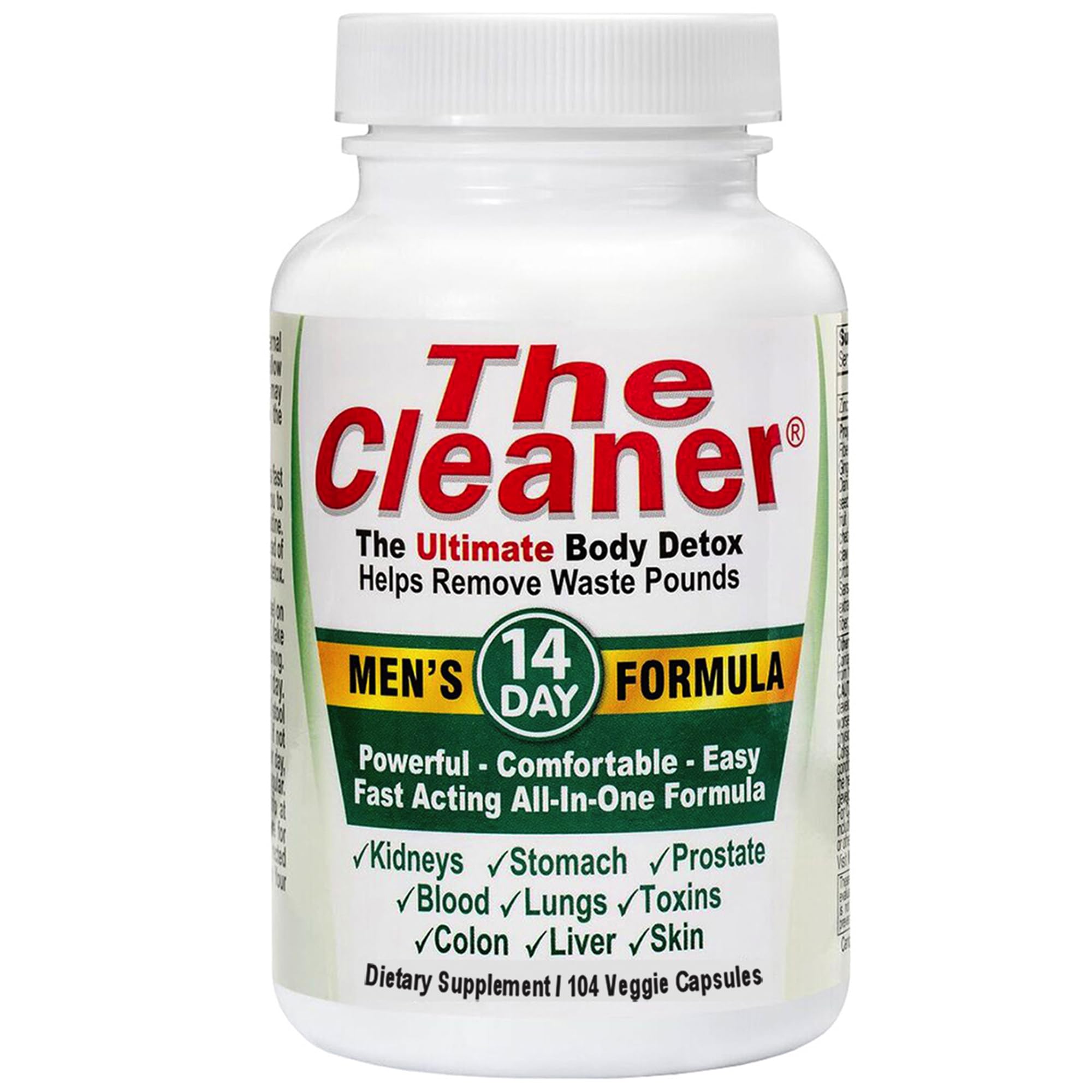Century Systems The Cleaner Detox for Men - Complete Internal Cleansing Formula