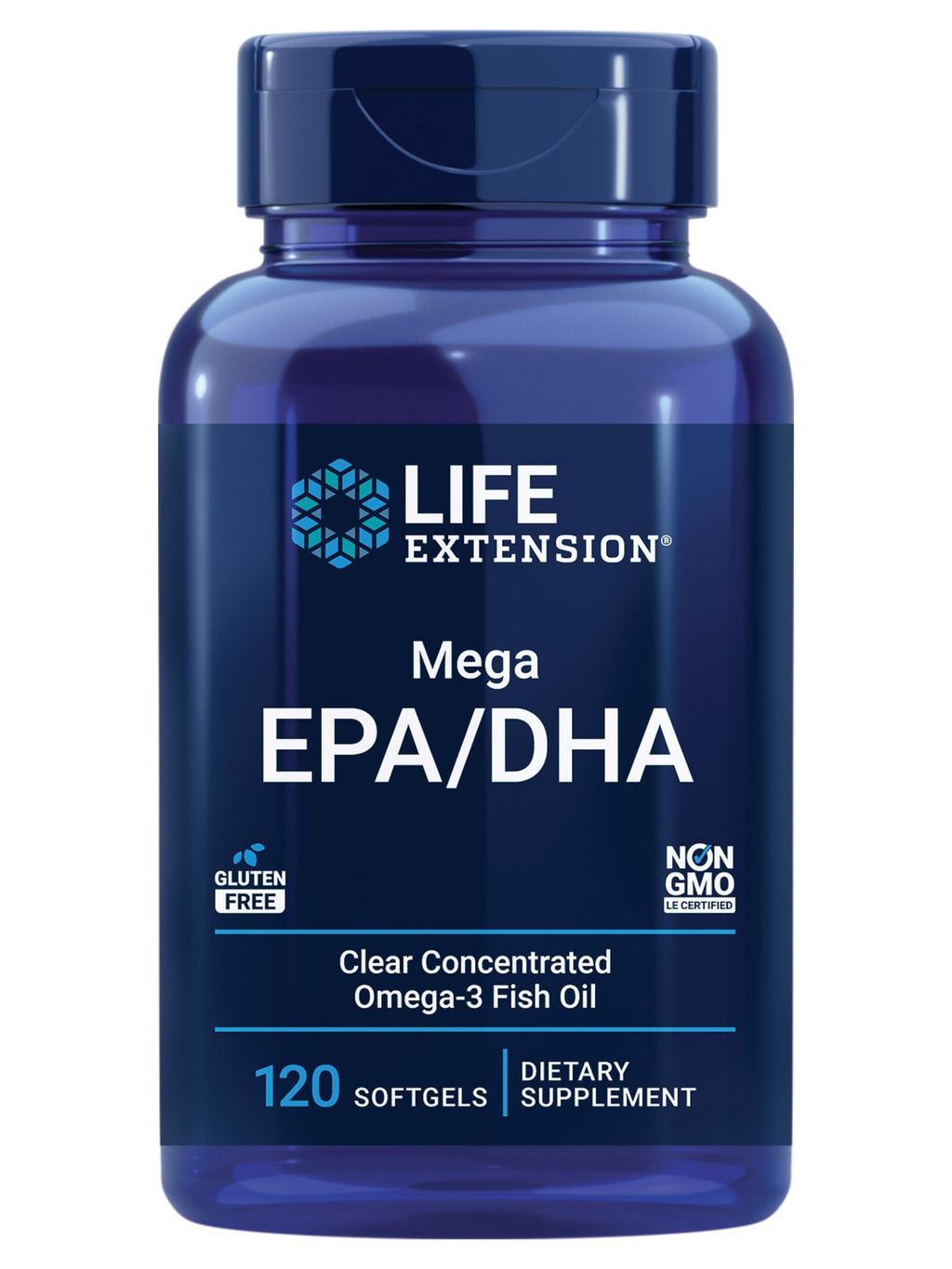 Life Extension Mega EPA/DHA Omega-3 for Heart & Brain

