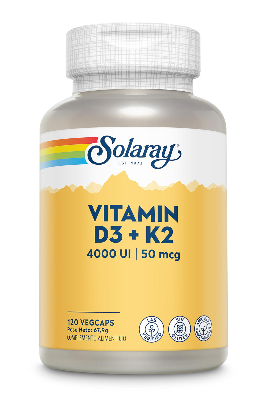 Solaray Vitamin D3 K2 Supplement | Bone Health & Immunity

