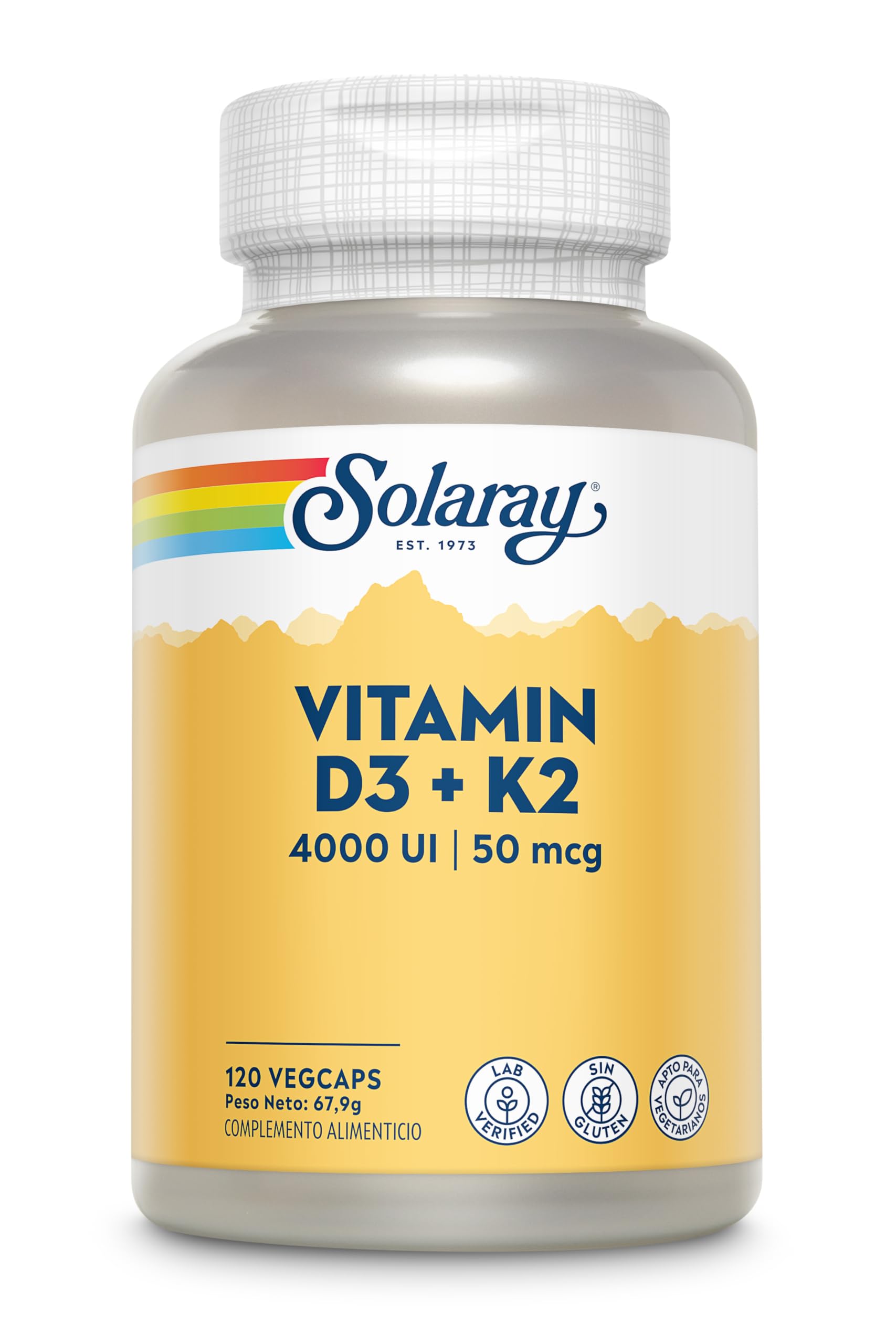 Solaray Vitamin D3 K2 Supplement | Bone Health & Immunity

