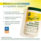 MegaFood Creatine Monohydrate Powder | Micronized

