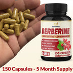 BMVINVOL Berberine Capsules with Cinnamon Turmeric

