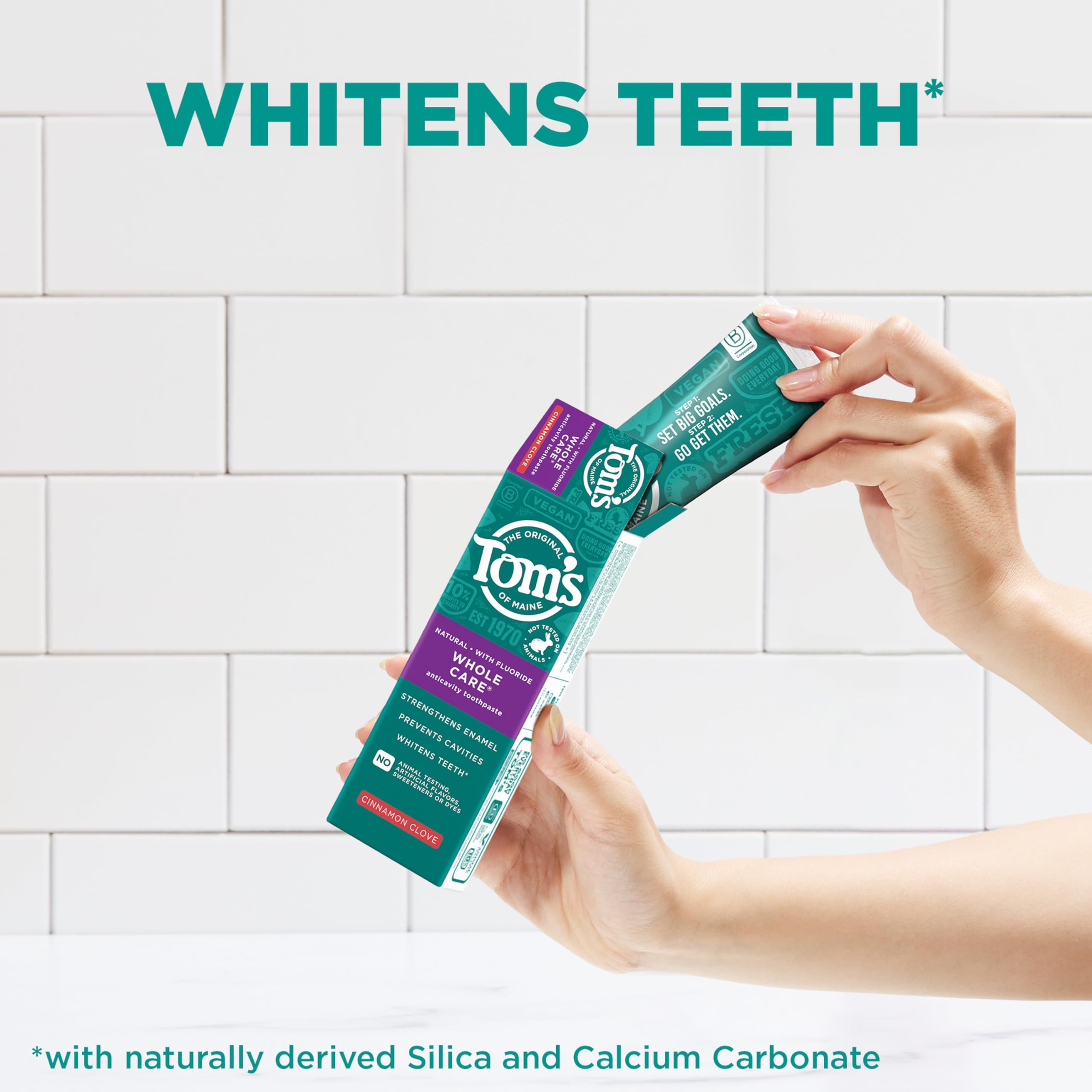 Tom's of Maine Whole Care Natural Fluoride Toothpaste

