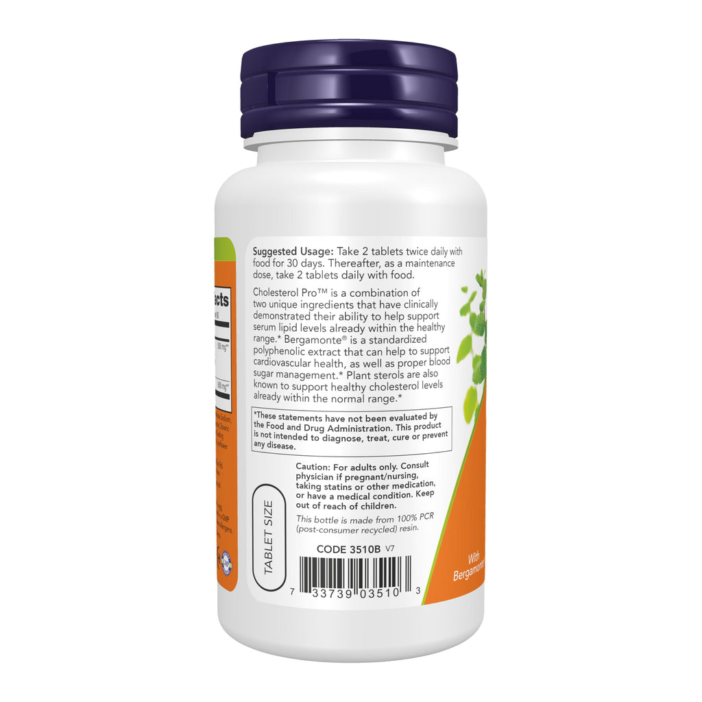 NOW Foods Cholesterol Pro with Bergamonte for Health

