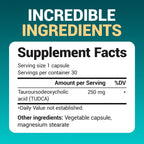 Dr. Berg TUDCA Supplement for Liver Health | Digestive

