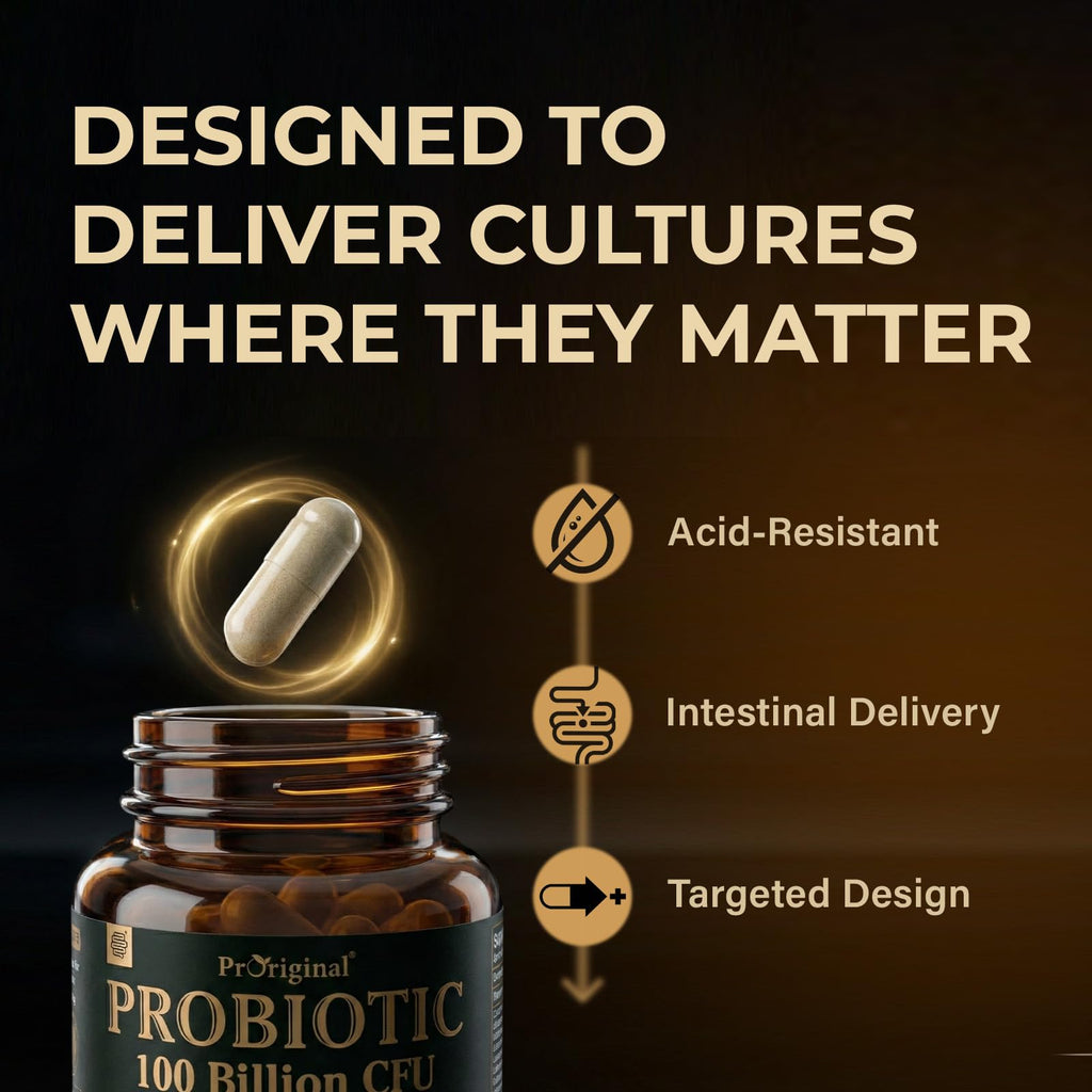 Probiotic with Prebiotics for Gut Health – Vegan, Non-GMO

