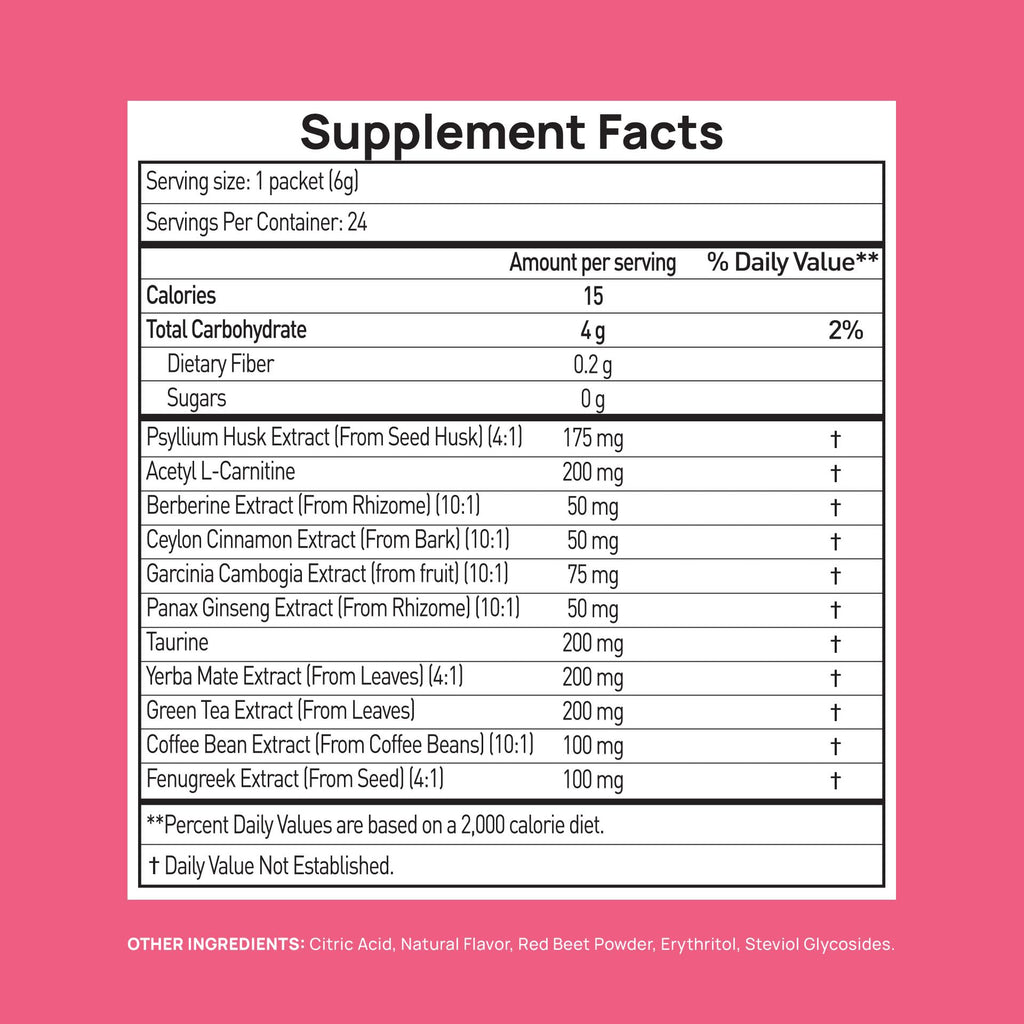 GLP-1 Supplement Drink Mix for Appetite Support

