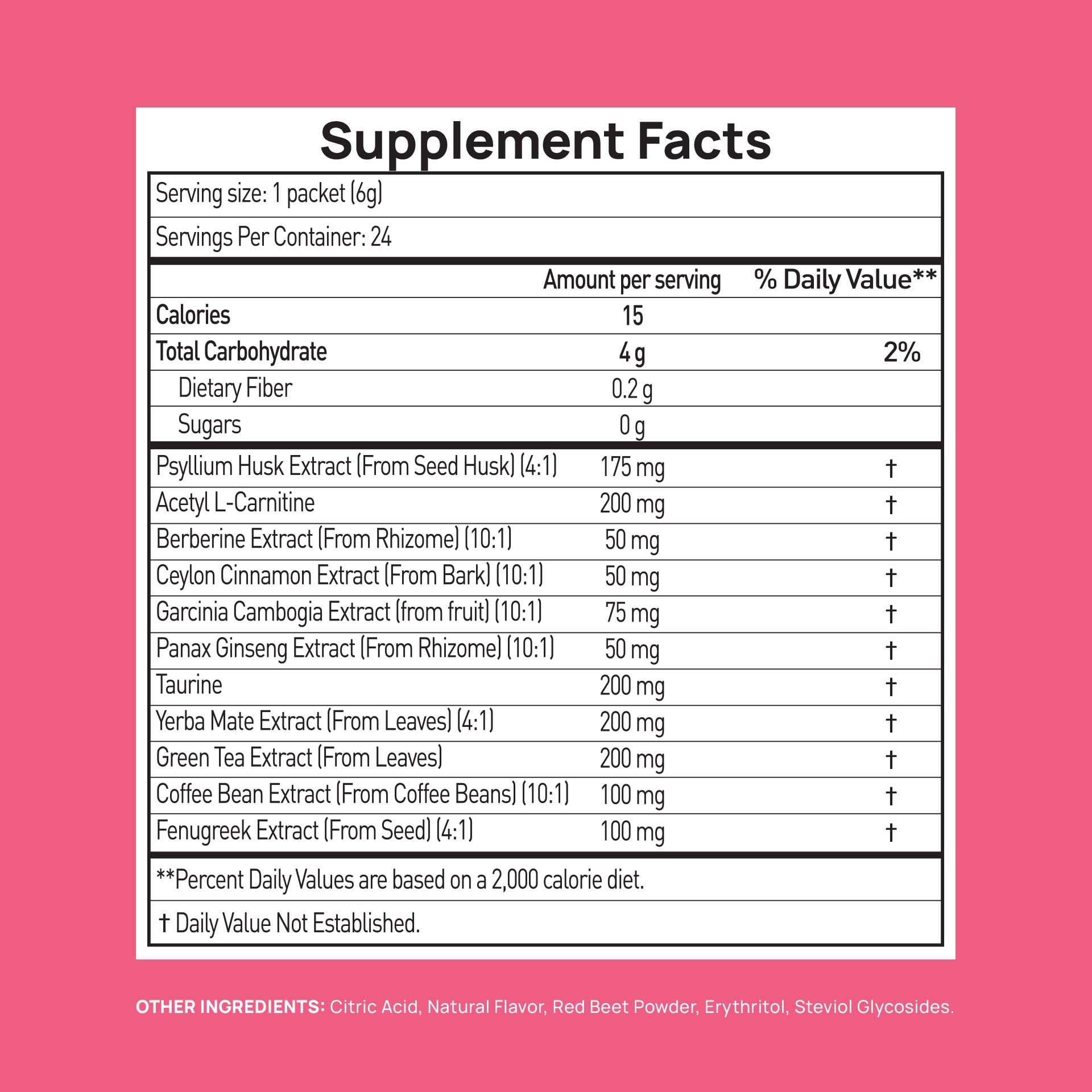 GLP-1 Supplement Drink Mix for Appetite Support

