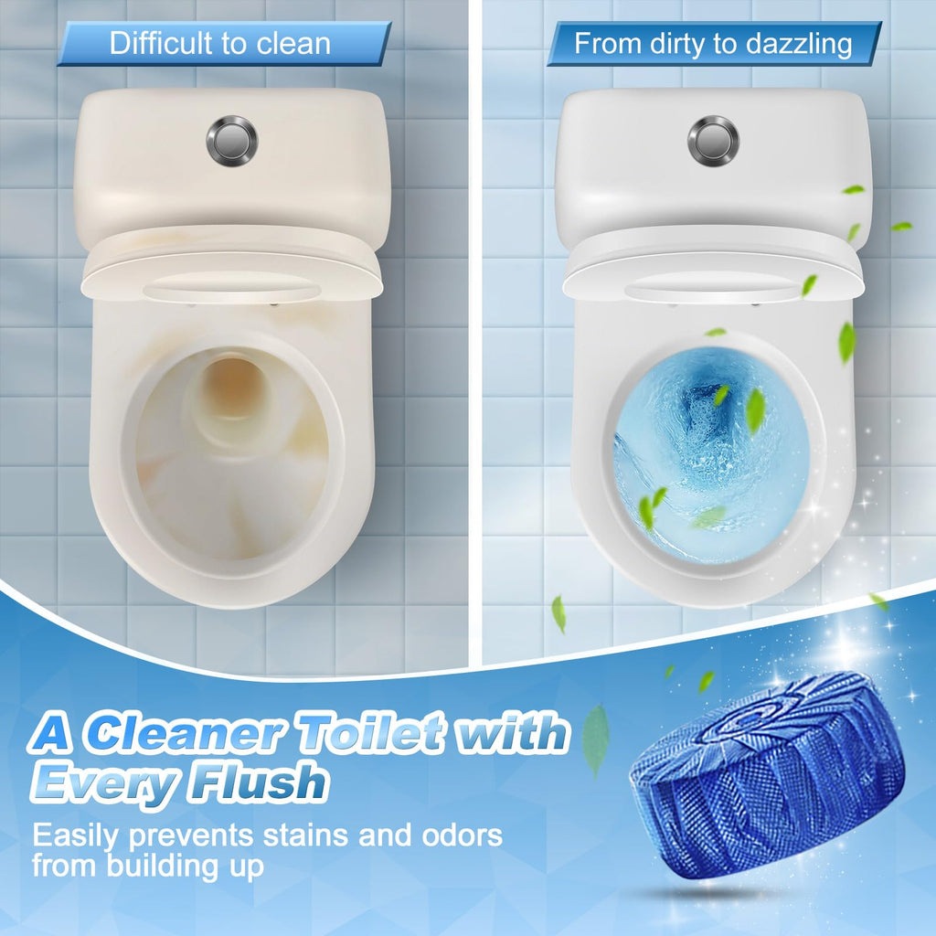 KIISIISO Automatic Toilet Bowl Cleaner Tablets - Drop-In

