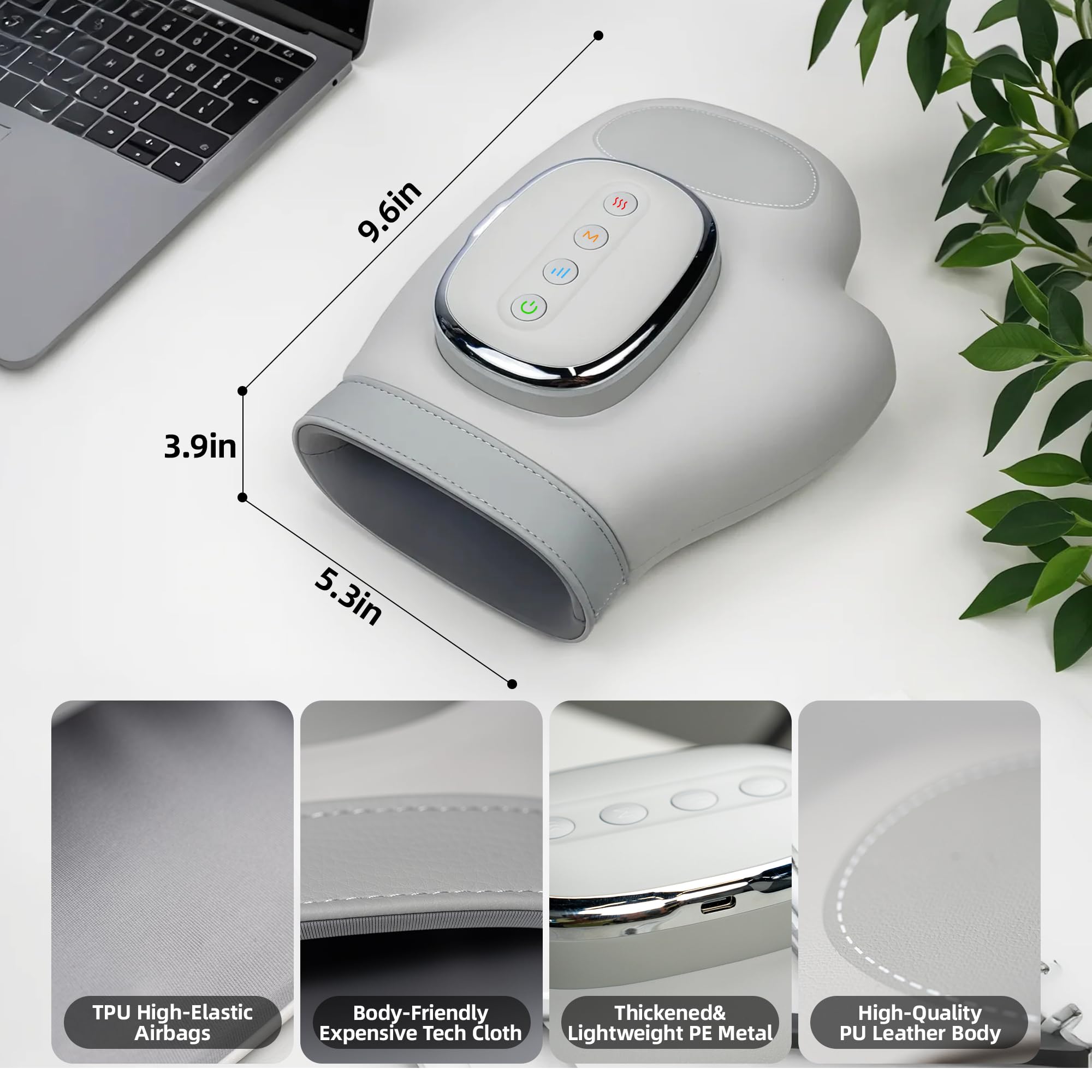 Smart Hand Massager with Heat and Compression – 3 Modes

