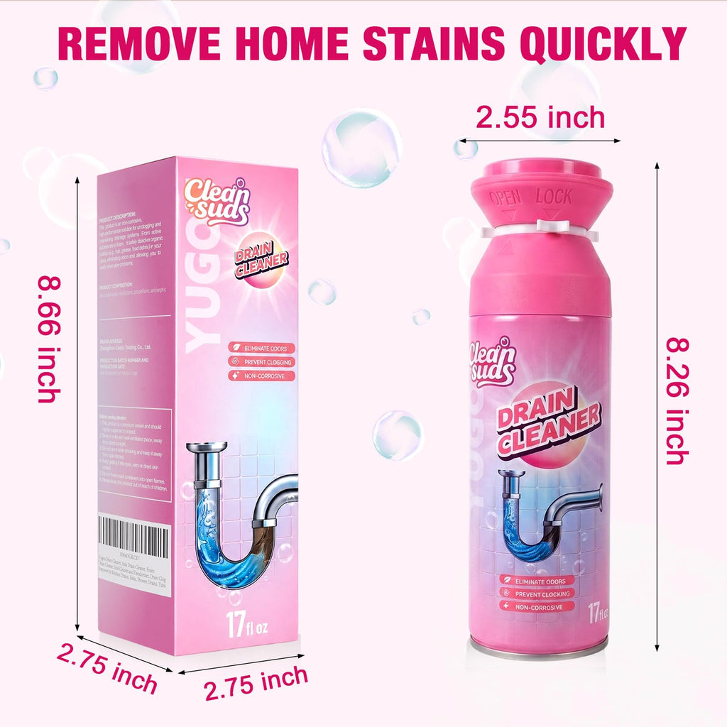 Yugou Foaming Sink Drain Cleaner & Deodorizer

