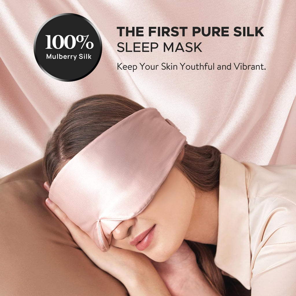 LitBear Silk Sleep Mask | 22 Momme Mulberry Silk


