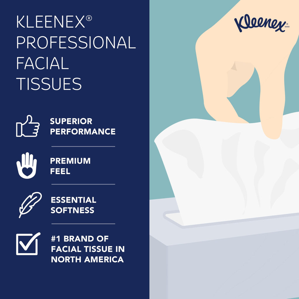 Kleenex Professional Facial Tissue for Business - 2-Ply

