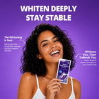 SAKYPRORAL Purple Teeth Whitening Strips - Enamel Safe

