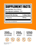 BulkSupplements L-Theanine Powder 200 mg

