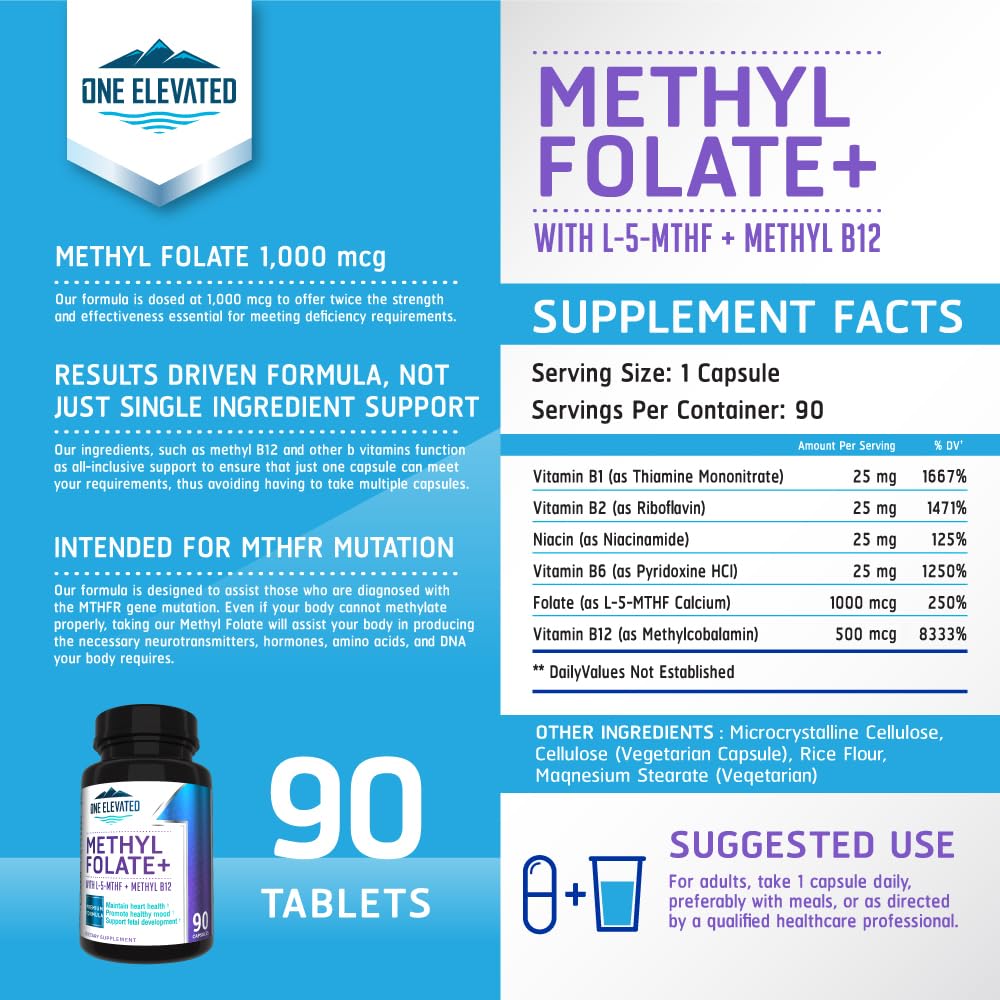Folate Support - High-Potency Dietary Supplement

