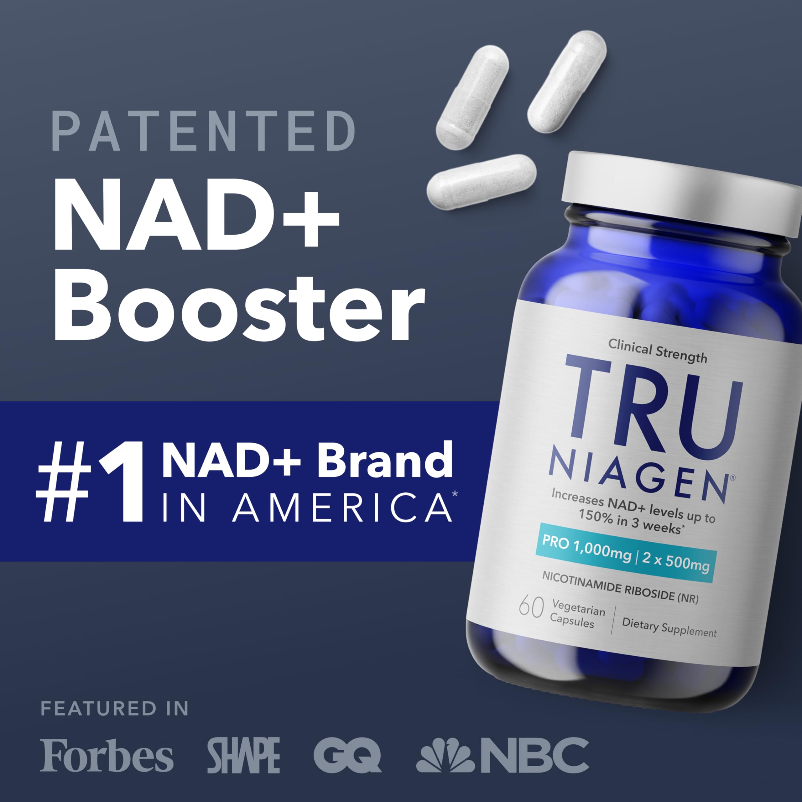 TRU NIAGEN Patented Supplement | Daily Wellness

