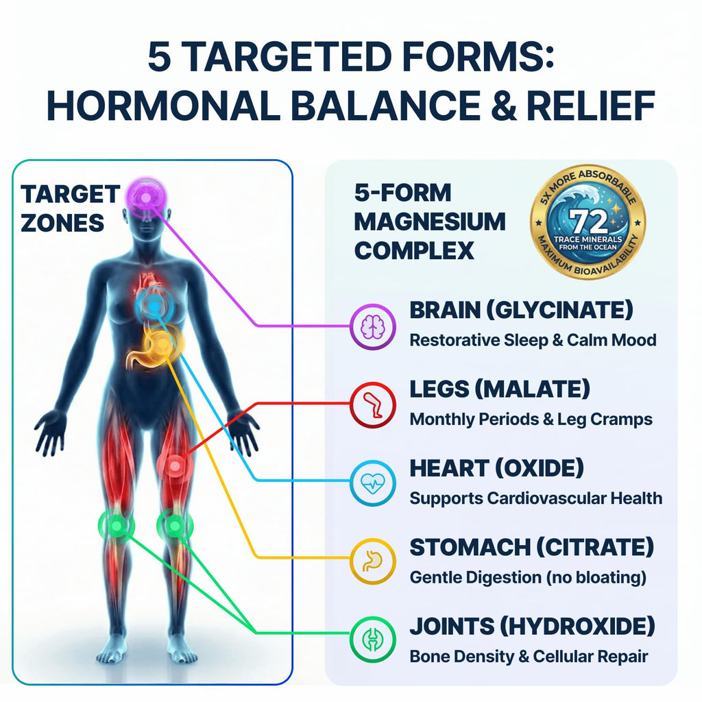 Spectrum Magnesium 5-in-1 with 72 Trace Minerals

