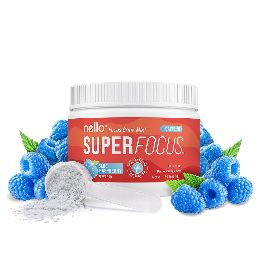 Nello Superfocus Nootropic Drink Mix for Focus and Clarity